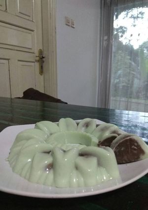 Foto resep Puding Roti Marmer