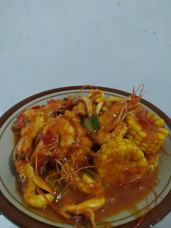 Foto resep Udang cumi saus padang