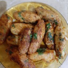 A picture of Aloo chicken Kay kebab.
