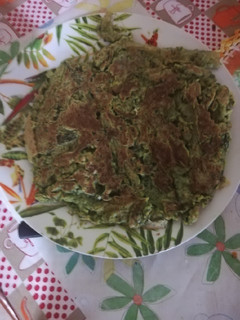 Una foto de Tortillon de acelga y espinaca