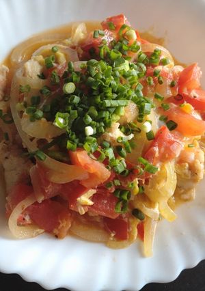 蕃茄雞肉滑蛋 的食譜成品照片