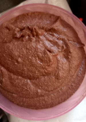 Una foto de Mousse de chocolate