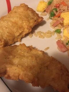 Una foto de Filete de pescado con rebozado marroquí