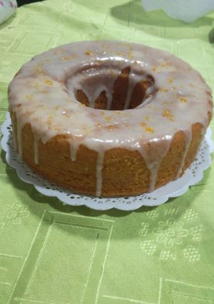 Una foto de Budín de mandarinas en licuadora. Rico y fácil 🙌