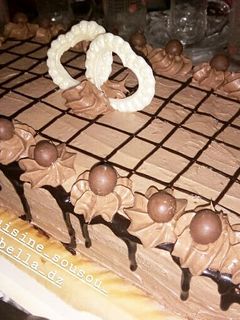 صورة لوصفة كيكة بالشكولا
