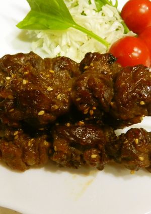 A picture of Easy Beef Skewers (Third Edition).