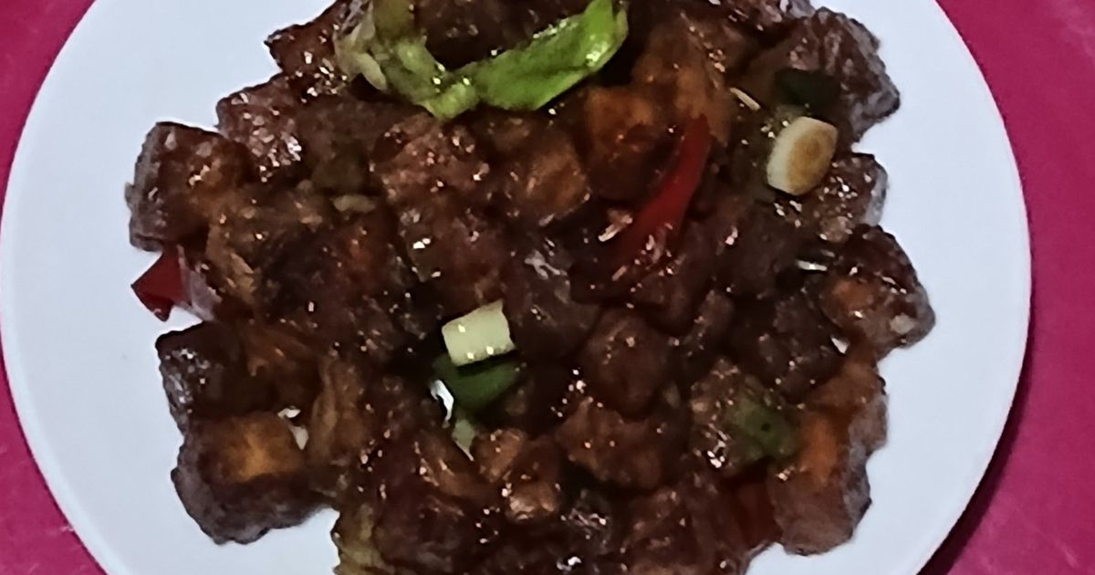 Tumis tempe bumbu kecap