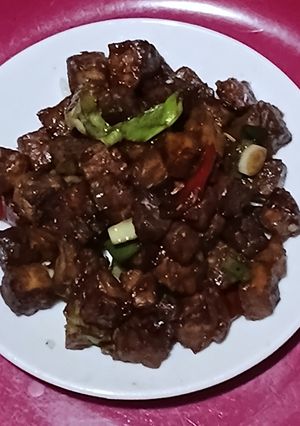 Foto resep Tumis tempe bumbu kecap