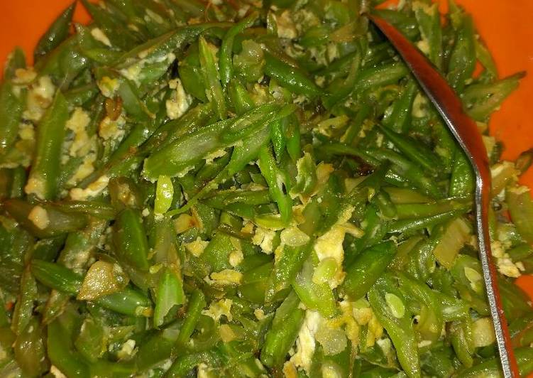 Buncis Oseng Telur