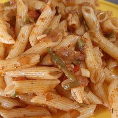 A picture of Onion Tomato Pasta.