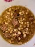 Frijoles blancos con carne de lomo🥩