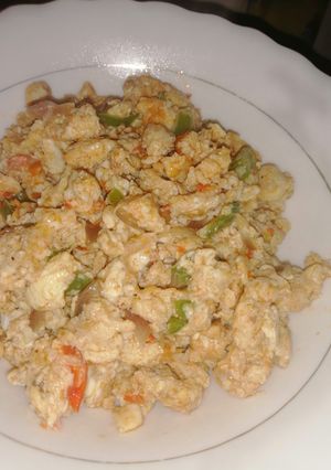 A picture of Scrambled eggs.