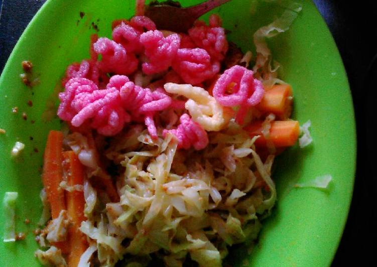 Bagaimana Menyiapkan Lotek khas sunda (instant) Anti Gagal