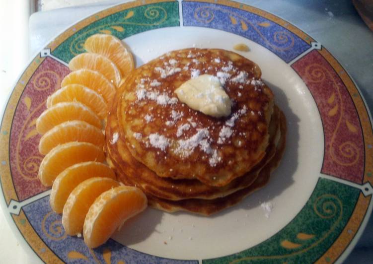 Recipe of Homemade orange cinnamon pancakes