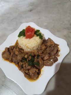صورة لوصفة كبد الدجاج مشرمل