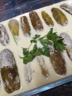 صورة لوصفة مخشي الكوسا باللبن