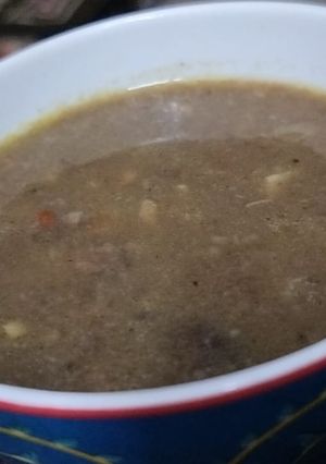 A picture of Weightloss Mushroom soup.