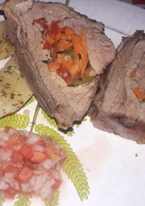 Una foto de Colita de cuadrilla rellena
