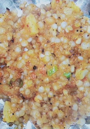 A picture of Sabudana Khichdi.