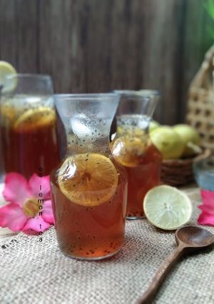 Foto resep Es Lemon tea