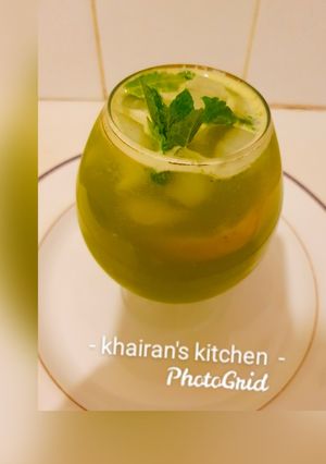 Mint lemonade ainihin hoton girkin