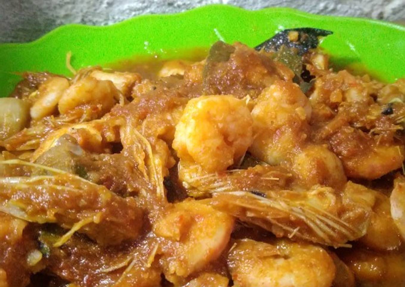 Balado Udang Pedas Manis