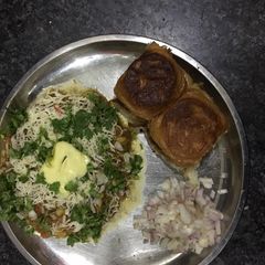 A picture of Cheese pav bhaji.