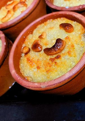 صورة لوصفة طاجن بسبوسة😍