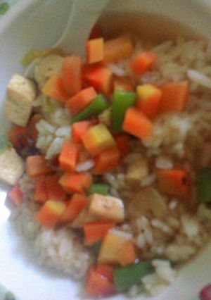 Foto resep MPAsi 18m+ Nasi Bakmoy buat anak yg pilek