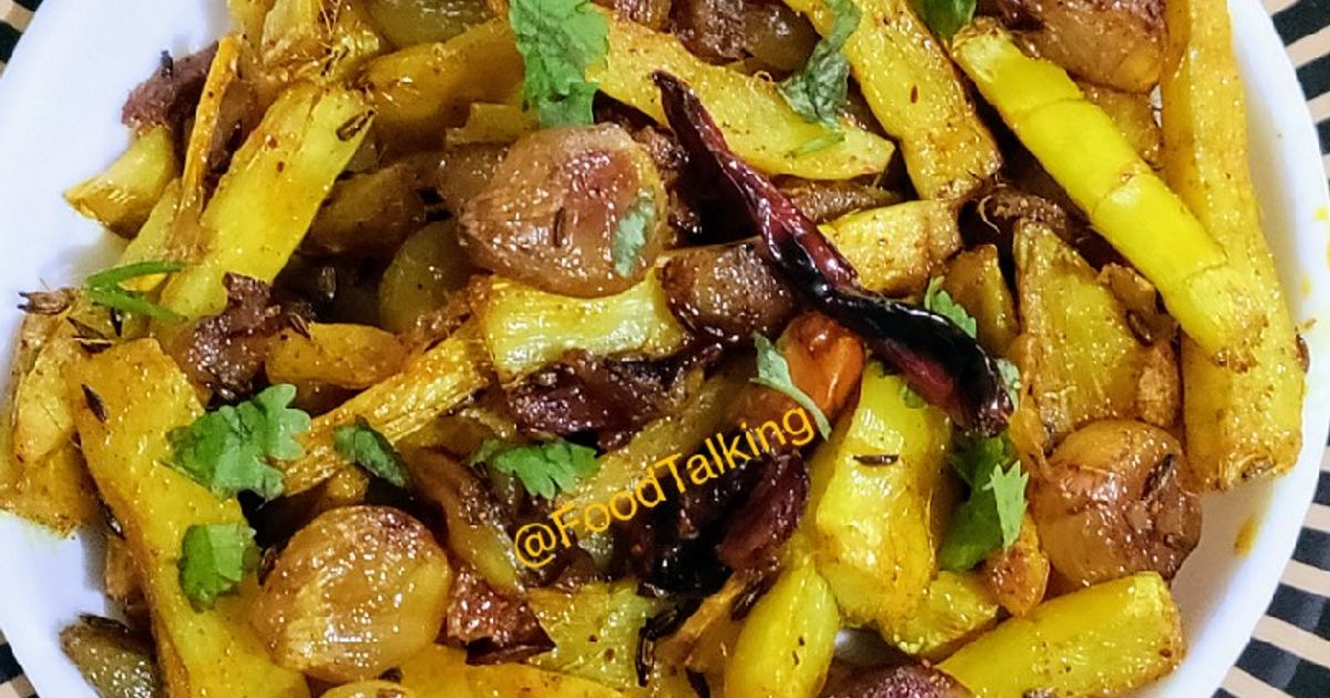 Arrowroot And Shallot Fry Recipe by Dr.Madhumita Mishra - Cookpad