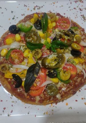 A picture of Wholegrain Extravaganza Pizza.