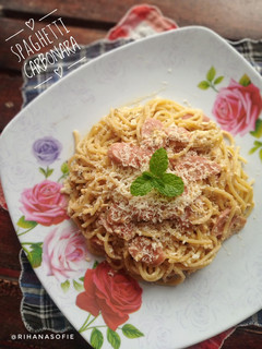 Foto resep Spaghetti Carbonara