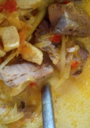 Foto resep Ikan Asap Lodeh Kuning