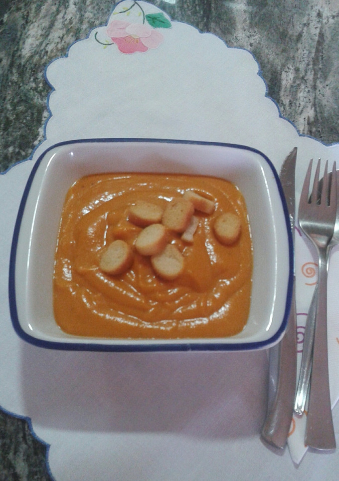 Una foto de Puré de Calabacín