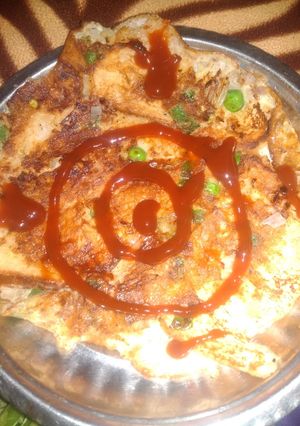 A picture of Bread omelette.