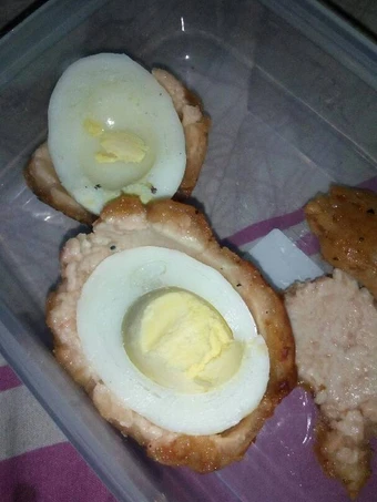 Cara Sederhana Membuat Resep  Scotch egg yang Enak, Bisa Manjain Lidah