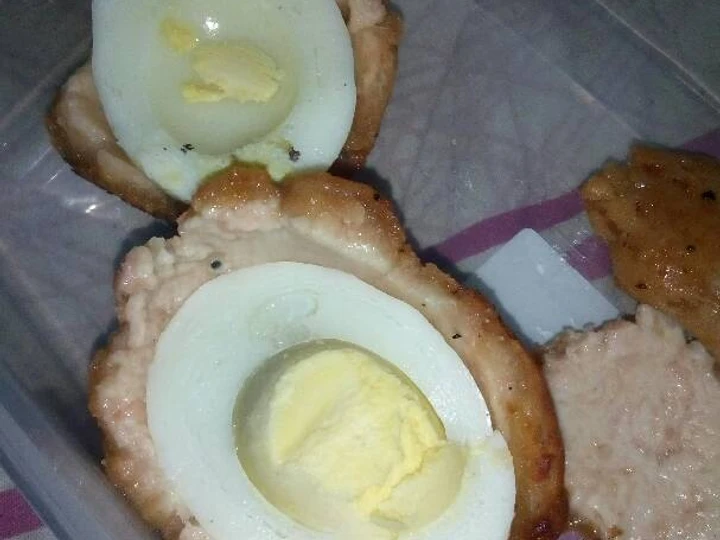 Cara Sederhana Membuat Resep  Scotch egg yang Enak, Bisa Manjain Lidah