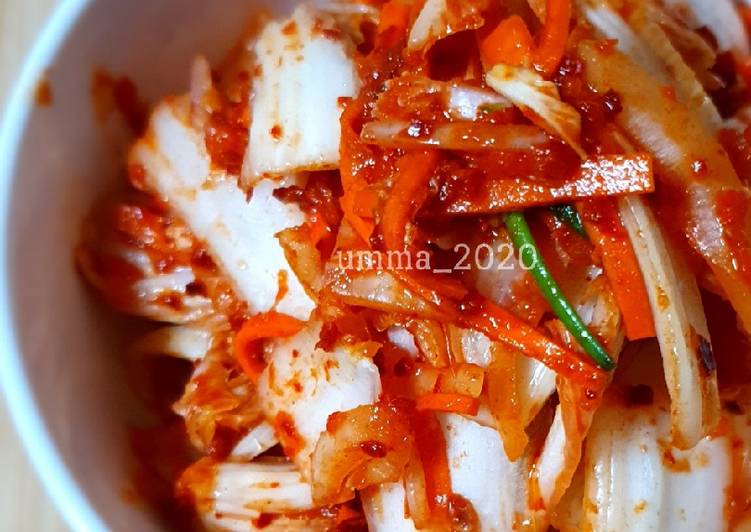 WAJIB DICOBA! Ternyata Ini Cara Membuat Kimchi Instan / Fresh Kimchi Enak