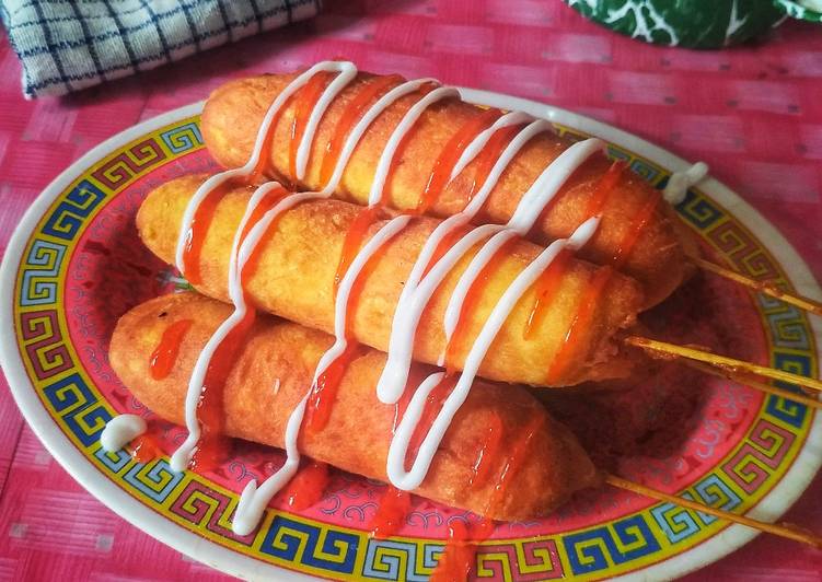 Cara Gampang mengolah Corndog empuk yang Lezat