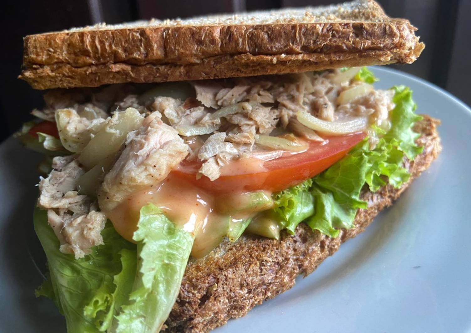 Resep Sandwich Tuna Mayo diet oleh @megasarie - Cookpad