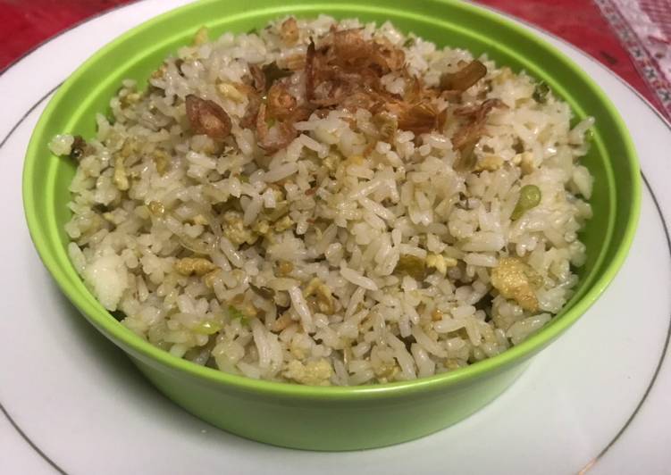 Bumbu meracik Nasi goreng cabe rawit hijau, Enak Banget