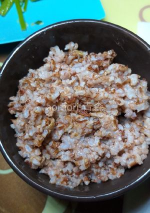 Foto resep Nasi Merah Uduk rice cooker