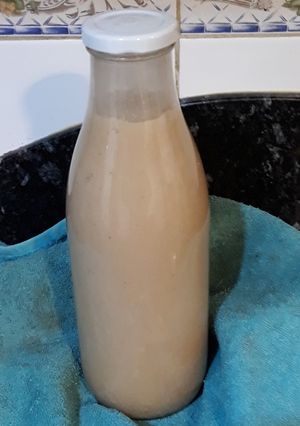 Una foto de Bebida vegetal de castañas con miel