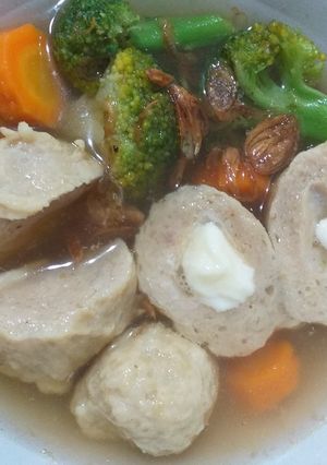 Foto resep Bakso ayam isi keju