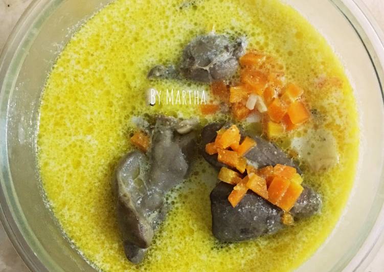 Hati Ayam Kuah Santan