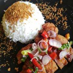 Foto resep Chicken chop+sambal matah bali