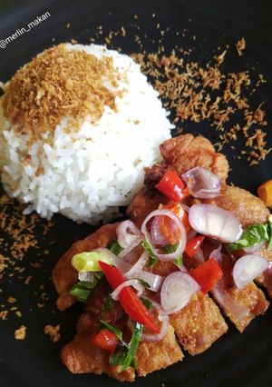 Foto resep Chicken chop+sambal matah bali