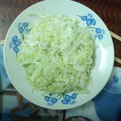 A picture of Steamed cabbage #seasonalingredientscontest#.