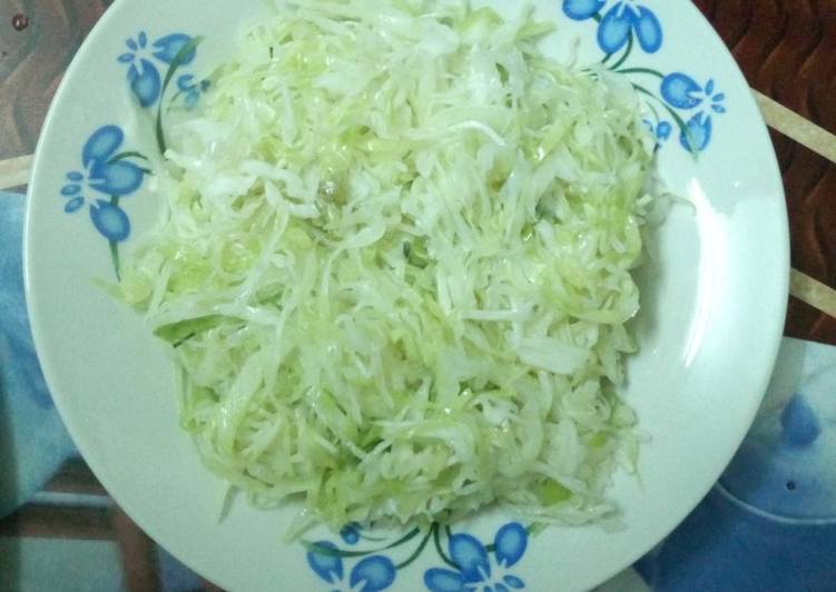 Recipe of Award-winning Steamed cabbage #seasonalingredientscontest#