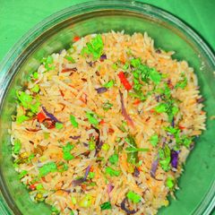 A picture of Vegetable Fried Rice.